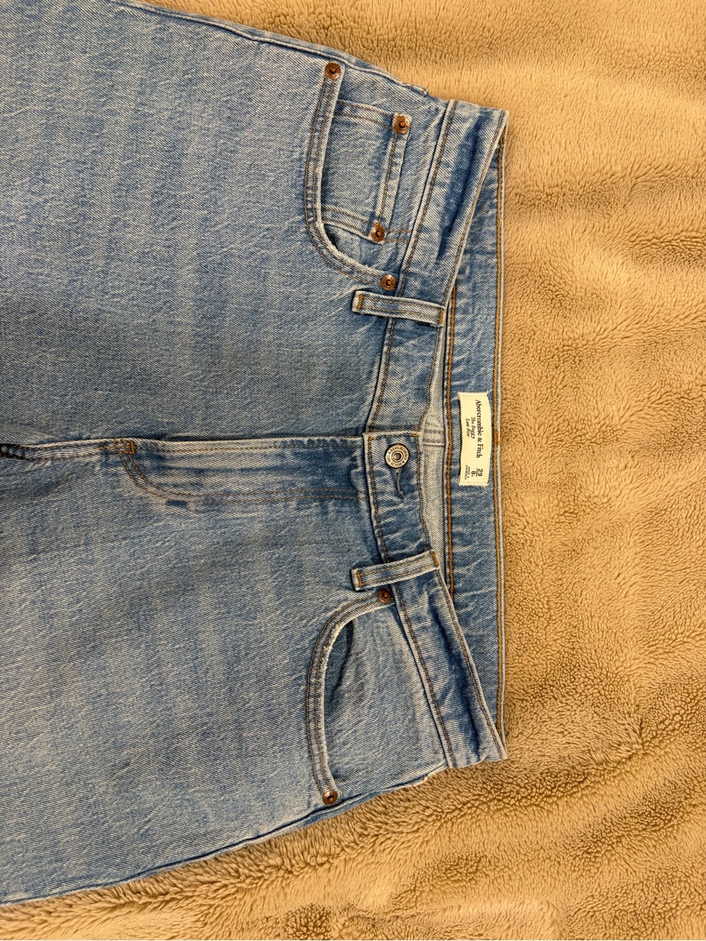 Abercrombie & Fitch Light Blue High-Rise Women's Jeans